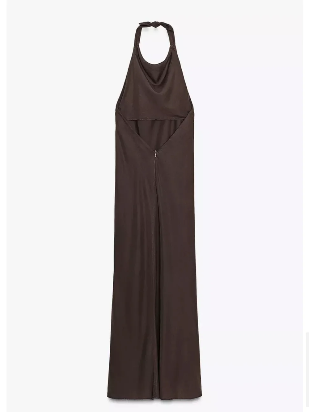Zara Brown Sleeveless Maxi Dress - Picture 3 of 4